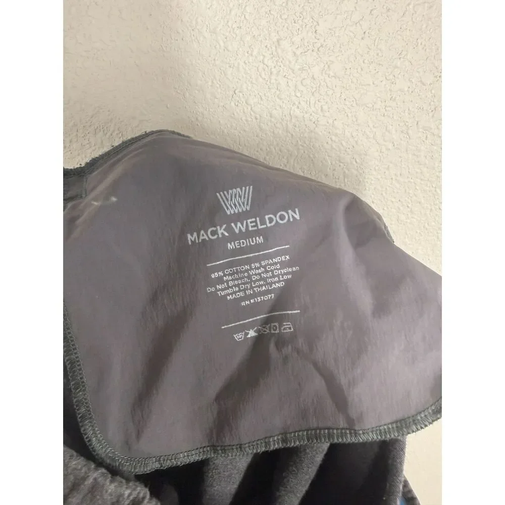 Mack Weldon Mens Gray Sweatpants Sz M Activewear Loungewear Casual Comfort
